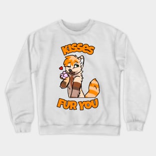 Kisses Fur You Design Crewneck Sweatshirt